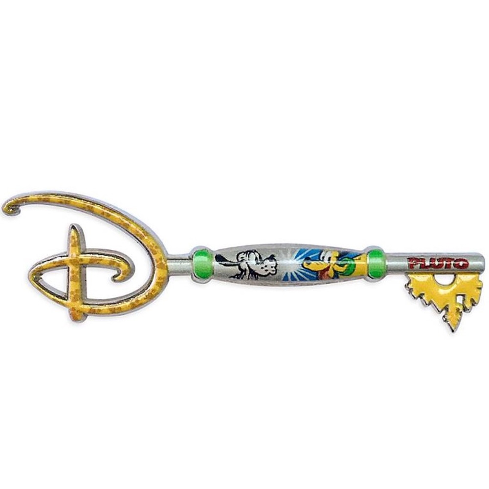 Disney Store Pluto 90th Anniversary Key Pin Set - Picture 2 of 3